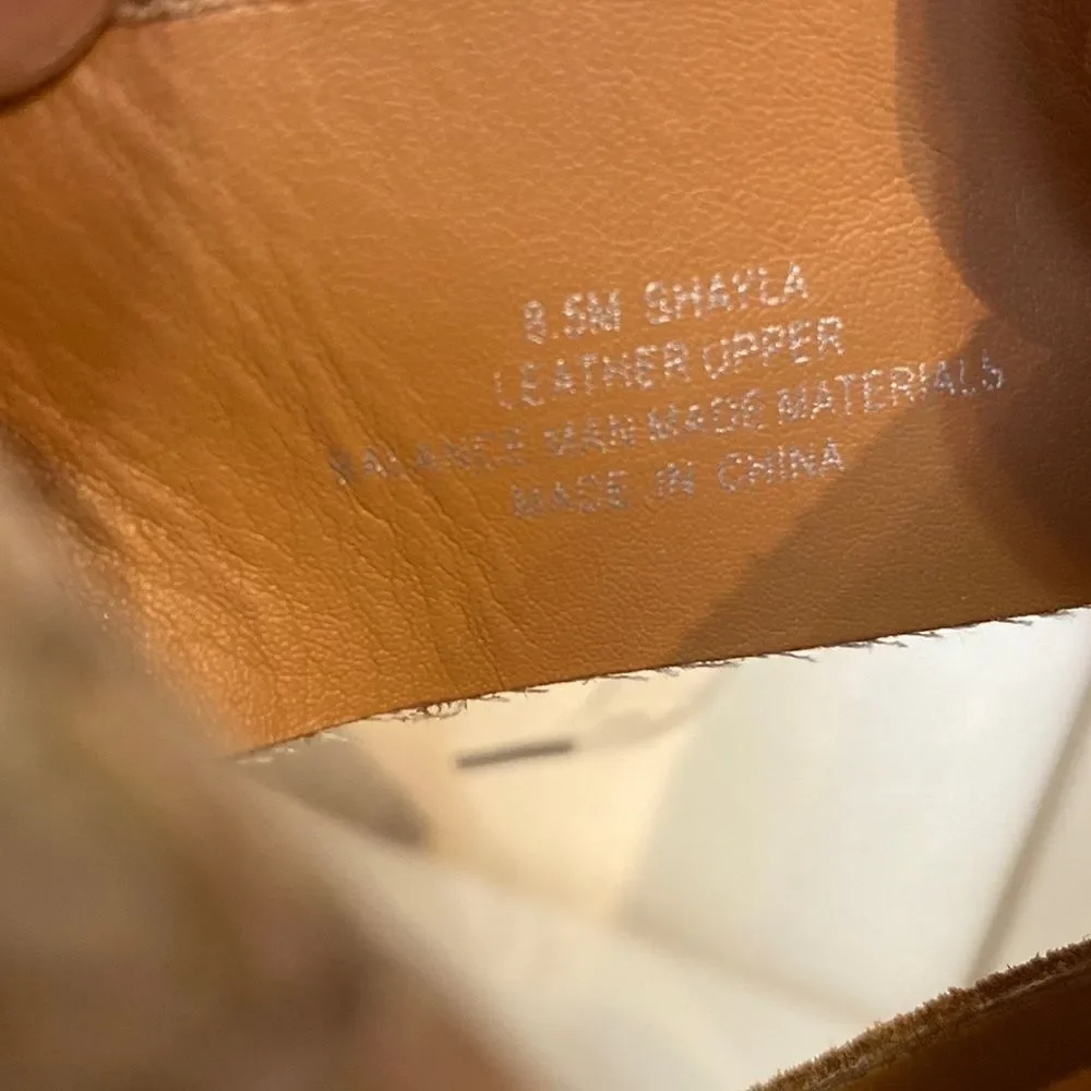 Dolce Vita Shayla Espadrille Wedge Sandals 8.5 Tan Suede Platform Summer Heels